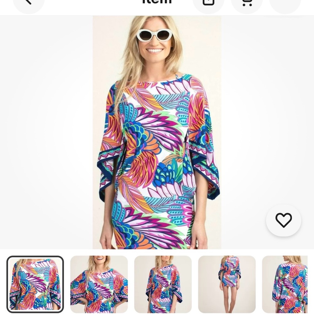 Trina Turk Paradise Plume Swim Cover Up